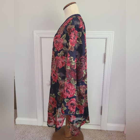 Victoria’s Secret Nightgown Size M L Vintage Gold Label Pajama Top Sheer Kimono - Picture 13 of 15